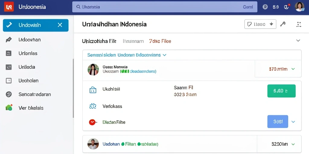 Tampilan antarmuka yang modern dan mudah digunakan.