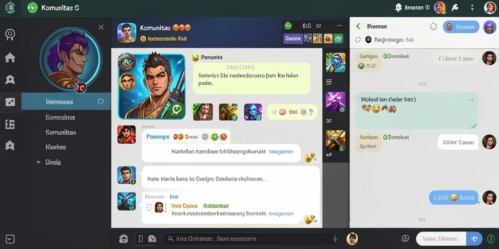 Tampilan awal yang menarik dengan menu interaktif.