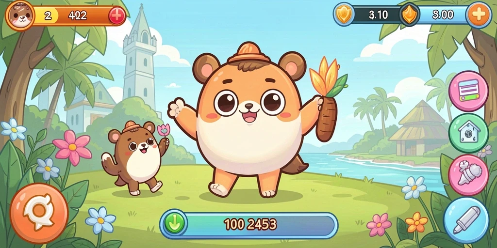Tampilan awal game BAMBUHOKI88 yang menarik.