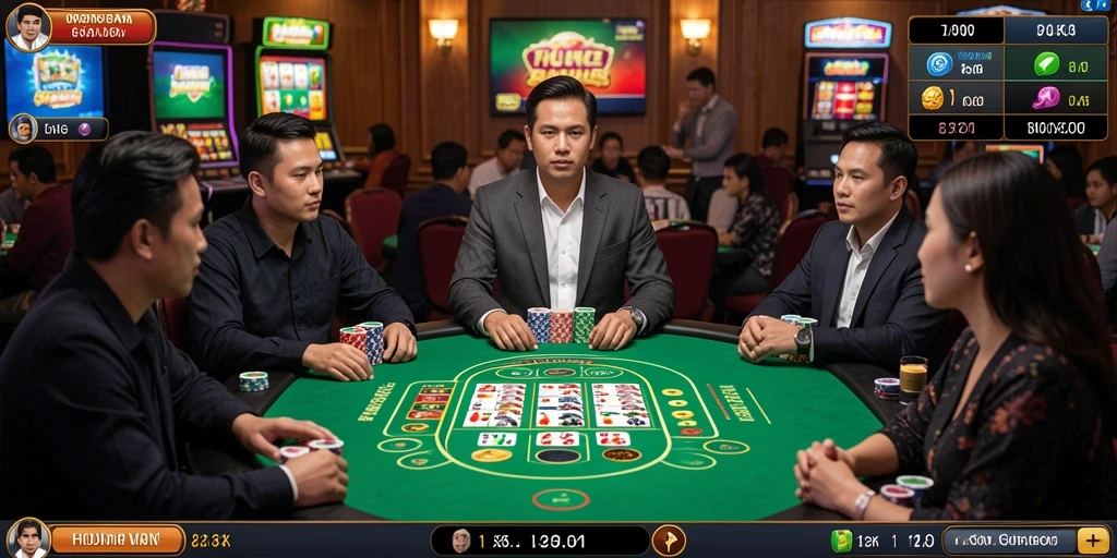 Tampilan permainan slot yang memukau dan interaktif.