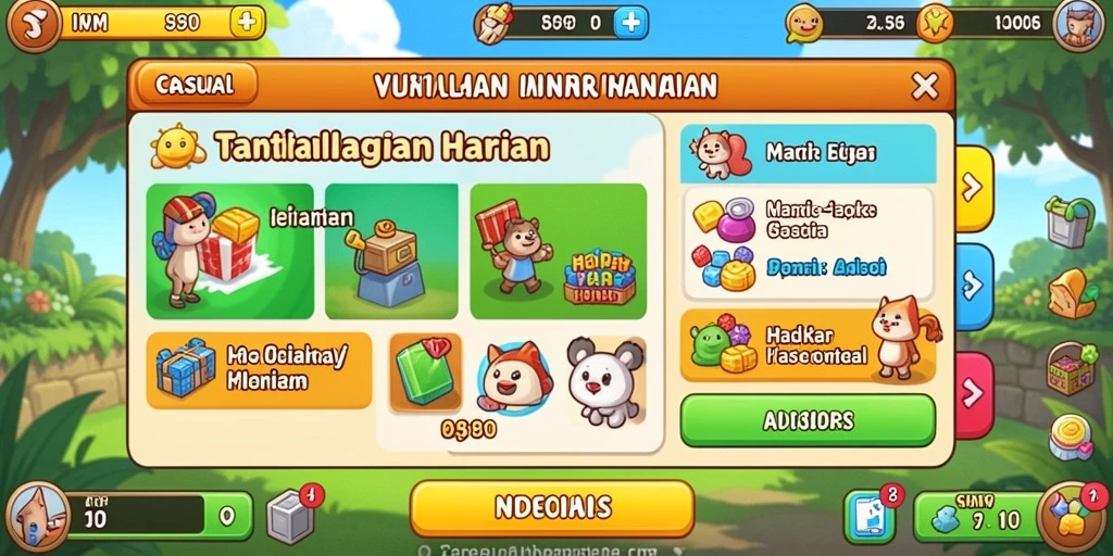 Tampilan antarmuka yang menarik dan user-friendly.