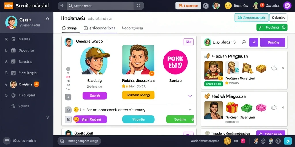 Tampilan antarmuka yang sederhana dan menarik.